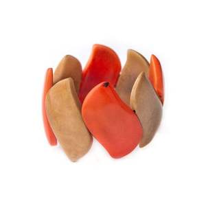 SOFIYA CRAFT Juego de Brazaletes de Resina Acrílica con Flores Anchas a la Moda, Brazaletes Coloridos para Mujer, Regalo - Product Image 2