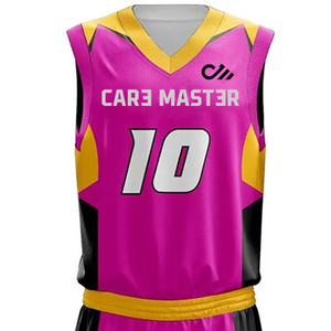 ชุดบาสเก็ตบอลดีไซน์ใหม่ ขายดี ชุดบาสเก็ตบอลเด็ก แห้งเร็ว ผลิตจากโพลีเอสเตอร์ 100% - Product Image 4