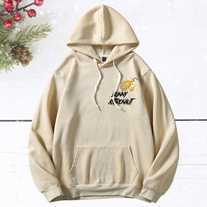 Sweat-shirt à capuche imprimé lapin astronaute de haute qualité pour hommes, vente en gros, sweat-shirt à capuche personnalisé pour hommes - Product Image 2