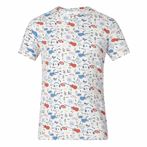 Camiseta de Hombre 2026 con Logotipo Personalizado, Sublimada, de Poliéster, Ligera, Transpirable, Cuello Redondo, Informal, para Vacaciones - Product Image 1