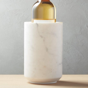 Seau à glace en marbre de pierre, refroidisseur de bouteilles de vin, artisanat de qualité exceptionnelle, seaux à glace en marbre de pierre blanc, prix imbattable - Product Image 1