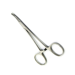 Pinza Hemostática Curva Kelly Profesional Reutilizable de Acero Inoxidable, Pinza para Arterias, Instrumento Médico Quirúrgico - Product Image 3