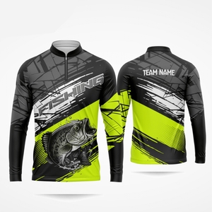 Camisa de Pesca de Manga Larga Transpirable con Protección Solar UPF 50 de Alta Calidad para Hombre y Mujer - Logotipo Frontal Personalizable 2026 - Product Image 6