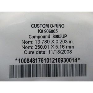 Kalrez Sahara K#906005 O-ring, <b>Seal</b>, Compound - Trusted Global Legacy Semiconductor Equipment and Parts at - Product Image 5