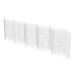 Panier à gabions en acier galvanisé pour fournitures de jardin 118.1 "x 11.8" x 39.4" - Product Image 2