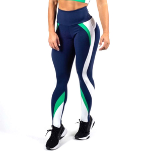 2026 New Fashion Solid Pattern Sublimated Sports <b>Leggings</b> for Women Comfortable Yoga Wear Pants - Product Image 3