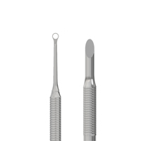 Poussoirs à cuticules en gros EXPERT 51 TYPE 2, poussoir à boucle biseautée en acier médical PE-512, spatules à ongles