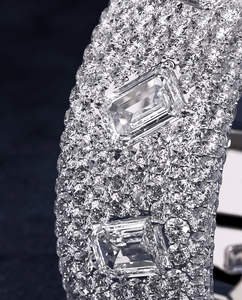 Moissanite Diamond Vintage 14K amarillo boda/anillo de compromiso Unisex oro blanco fino para fiesta de aniversario-digno - Product Image 4