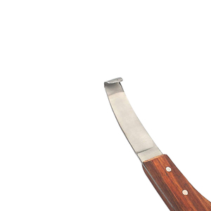 Nuevo Juego de Cuchillos Manuales para Pezuñas de Acero Inoxidable Multicolor con Mango de Madera y Logotipo Personalizado, Herramientas Duraderas para Herradores y Cirugía Animal - Product Image 4
