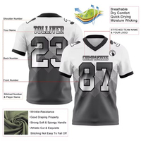 Jersey Sepak Bola Kustom Berkualitas Baik Cepat Kering 100% Katun V-Neck Lengan Pendek Kaos Tim Cetak Nama Nomor Klub Pertandingan Musim Panas