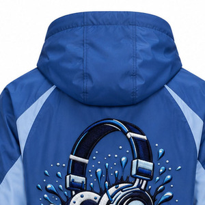 Windbreaker <b>Jacket</b> for <b>Men</b> <b>Lightweight</b> Outdoor Sports Water Resistant Full Zip Hooded Activewear Custom Sportswear Bulk Exporter - Product Image 6