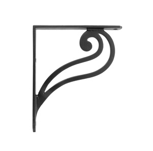 Modern Decorative Iron Shelf Bracket for <b>Floating</b> Wooden <b>Shelves</b> Bathroom Kitchen Living Room Furniture Support - Product Image 6