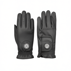 Custom Premium Show Jumping Equestrian <b>Gloves</b> Firm Grip Faux Synthetic Leather Sheep Leather Soft <b>Gloves</b> - Product Image 2