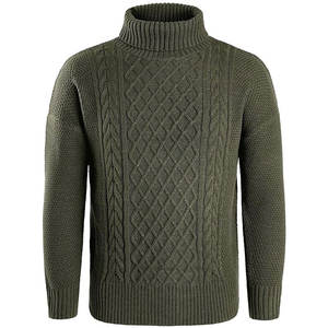 Prix de gros – Pull tricoté respirant et chaud pour homme avec logo frontal, haute qualité, best-seller en ligne - Product Image 1