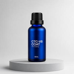 CTC-V8 Polysiloxane <b>Plastic</b> Restorer Ceramic Coating 50ml with 20000 Scrub Cycle & +170% Gloss for Exterior Trim Protection - Product Image 1