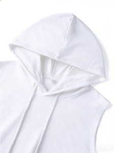 Sweat-shirt sans manches à capuche pour homme, idéal pour la musculation et l'entraînement - Product Image 2