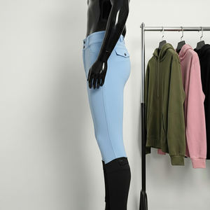 กางเกงขี่ม้าผู้หญิงแบบใหม่ ราคาโรงงาน พร้อมแผ่นรองเข่า กางเกงขี่ม้าแบบยั่งยืน มีซิปและกระเป๋า - Product Image 5