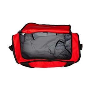 Unisex Red and Black Polyester Gym <b>Duffel</b> <b>Bag</b> 30-40L Zipper Closure Casual Durable Fitness <b>Bag</b> with Soft Handle and Adjustable - Product Image 3