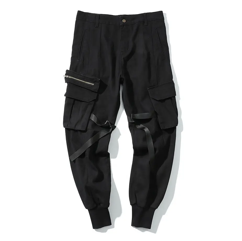 2022 Cargo Pants Design Pants Outdoor multi pockets cotton denim High Fashion Tactical Custom Cargo Men's Loose Pants