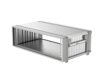 RDEKONO Boîtier Électrique Industriel Extérieur en Aluminium, Coffret à Outils, Boîte de Protection IP42, Sous-rack, Poignée d'Extraction, Rail de Guidage