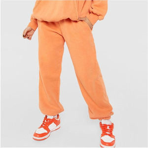 Wholesale Price <b>Orange</b> Oversized <b>Hoodie</b> and Pants Set Relaxed Fit Tracksuit Women Casual Wear Top Quality Women Tracksuit - Product Image 5