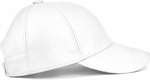 Casquette de baseball en cuir personnalisée de haute qualité avec sangle arrière réglable et fermeture sécurisée pour le cyclisme, casquette de baseball en cuir pour jeunes, vente en gros - Product Image 6