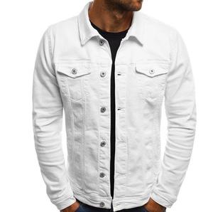 <b>Custom</b> <b>Denim</b> <b>Jacket</b> Wholesale Men Jeans <b>Jacket</b> 100% Cotton <b>Denim</b> Jean <b>Jackets</b> Solid Color Dye Long Sleeve Jeans - Product Image 6