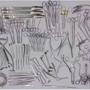 ชุดผ่าตัดเปิดหน้าท้อง 133 ชิ้น สำหรับศัลยกรรมทั่วไป ทำจากเหล็กกล้าไร้สนิม ใช้ซ้ำได้ ฆ่าเชื้อด้วยอุณหภูมิสูง โดย Grip Surgical - Product Image 1