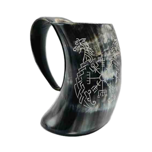 Jarras de cuerno vikingo para Festival Vikingo y regalos de navidad tazas de cuerno de buey - Product Image 2