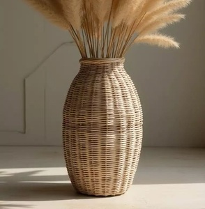 Nordic Style Porcelain Ceramic Matte Glazed Eco-Friendly Anti-Slip Base Scratch Resistant Modern Minimalist <b>Textured</b> White <b>Vase</b> - Product Image 3