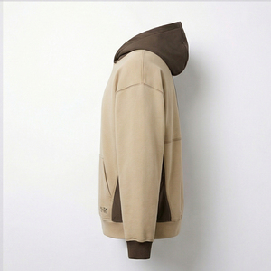 Sudadera Extra Grande Aura Recovery de MALUZA INDUSTRIES, Estilo Urbano con Paneles Técnicos, 100% Algodón Felpa, Prenda Ecológica para Invierno - Product Image 4