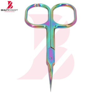 Ciseaux à cuticules en acier inoxydable, pointe pointue, élimination des peaux mortes, poignée ergonomique, outil de manucure et de pédicure - Product Image 3