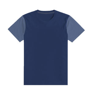 T-shirt de fitness pour homme coupe classique col rond 100 % coton jersey, logo personnalisé, respirant, anti-plis, écologique, couleur unie, vente en gros - Product Image 3