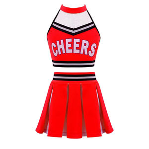 Meilleur prix de gros, uniformes de cheerleading pour femmes sur mesure, de haute qualité, 100% polyester, ensembles imprimés par sublimation, adultes - Product Image 3