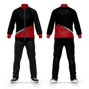 Ensemble de survêtement pour homme de haute qualité, sublimation, fermeture éclair, extensible, séchage rapide, pour entraînement sportif, jogging et usage décontracté - Product Image 1
