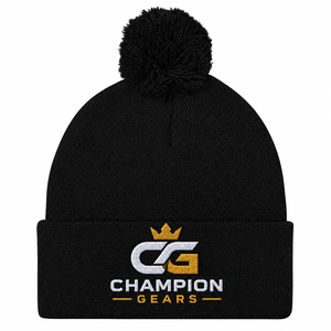 Custom Made 2026 <b>Winter</b> Knitted Beanie Cap with 3D Embroidery Pom Pom Cuff Sporty & Casual Jacquard <b>Hat</b> for <b>Men</b> and Women Use - Product Image 1