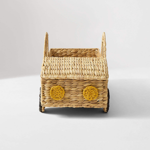 Cestas de Almacenamiento de Jacinto de Agua Tejidas a Mano al por Mayor para Organizar Juguetes, Cesta con Forma de Camión Hecha en Vietnam - Product Image 2