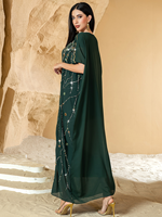 Abaya pour femmes, robe musulmane, abaya Dubaï, abaya brodée, robe abaya modeste, abaya femmes, robe musulmane, design personnalisé de luxe