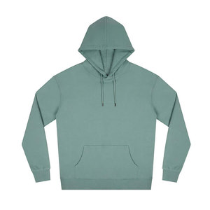 Sudadera con capucha de lujo para hombre, mezcla de seda y algodón de alta calidad, tacto suave, informal, con bolsillo frontal, para otoño. - Product Image 6