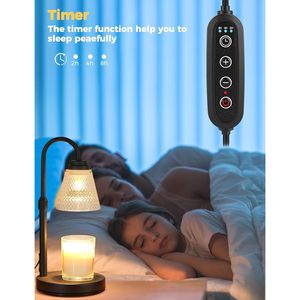 Lampe à minuterie et variateur d'intensité pour chauffe-bougie, chauffe-cire, cadeau d'anniversaire ou de pendaison de crémaillère pour Maman, Femme, Amie, Sœur, pour usage au bureau - Product Image 6