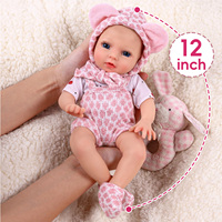 Poupées réalistes en silicone de 12 pouces Babeside, poupées bébés filles réalistes, fabricant et fournisseur en gros