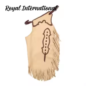 Premium Cream Leather Western Cowboy Horse <b>Riding</b> <b>Chaps</b> with Fringe Handmade Rodeo Equestrian Protective Leg <b>Chaps</b> Ranch <b>Riding</b> - Product Image 1