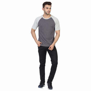 Camiseta 100% algodón para hombre, corte holgado, estampada, al por mayor, camisetas grises para hombre, manga corta, cuello redondo, corte ajustado, cómoda, elegante, para verano - Product Image 5