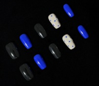 Ongles press-on peints à la main de haute qualité, art 3D, design personnalisé, qualité salon, écologiques, fourniture d'usine, prix négociable