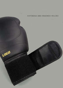 Guantes de entrenamiento de boxeo diseñados a medida para adultos, gruesos y protectores, equipo de entrenamiento transpirable, guantes de sparring de dedo completo para adultos. - Product Image 5