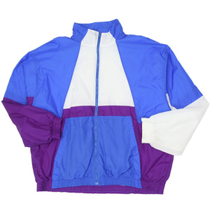 Hot Selling Vintage Retro 80s 90s Windbreaker <b>Jacket</b> Unisex Zippered Lightweight Windproof <b>Jacket</b> for <b>Men</b> and Women - Product Image 2