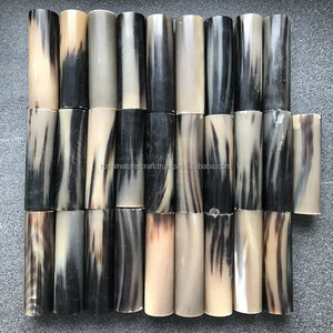 Haute qualité fait à la main corne de buffle rouleau poignée artisanat naturel de l'inde prix usine qualité corne de boeuf rouleau Source - Product Image 5