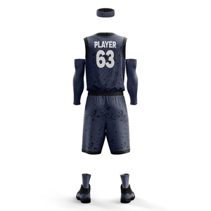 Nueva Llegada, Diseño OEM, Uniformes de Baloncesto Personalizados con Nombre de Equipo, 100% Poliéster, Impresión por Sublimación Unisex, Talla Grande, Transpirable - Product Image 6