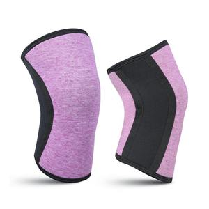 High <b>Compression</b> Sports <b>Knee</b> Brace Wrap Nylon Knit Adult Sleeve Custom Logo for Training <b>Compression</b> Workout Gym Accessories - Product Image 2