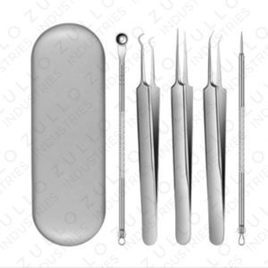 Kit de Eliminación de Puntos Negros y Acné con Logotipo Personalizado, Herramientas de Acero Inoxidable para el Cuidado de la Piel, Kit Anti-Acné - Product Image 3